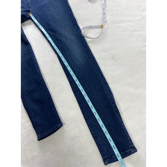 3x1 NYC Denim High Rise Skinny Leg Jean Dark Blue Capsule Designer - Picture 8 of 8